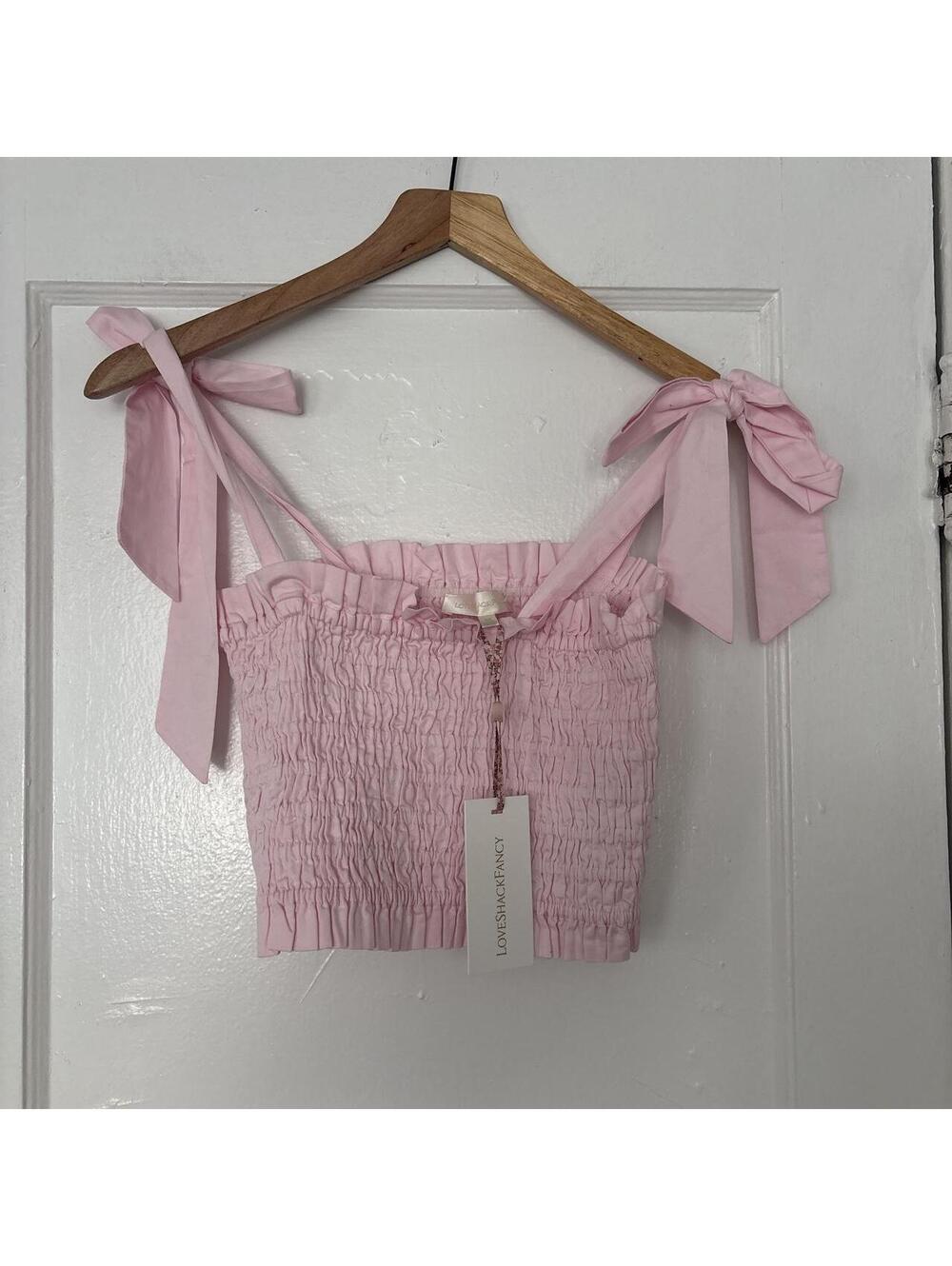 LoveShackFancy Women's Pink Blous
